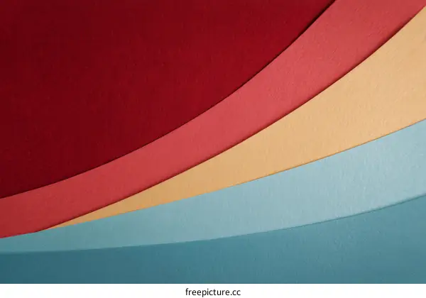 Abstract Colorful Layered Paper Background Design