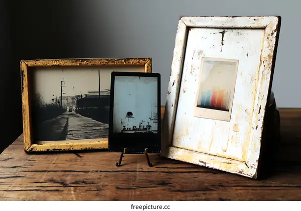 Vintage Photographs in Antique Frames