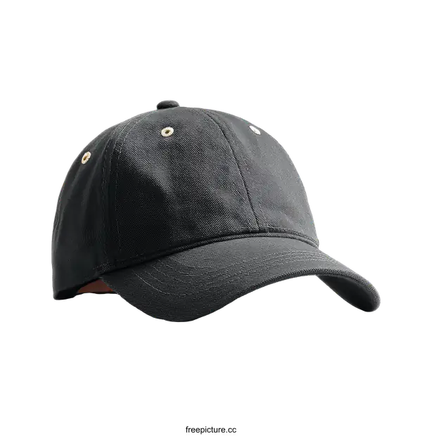[Transparent Background PNG]Blank Black Baseball Cap