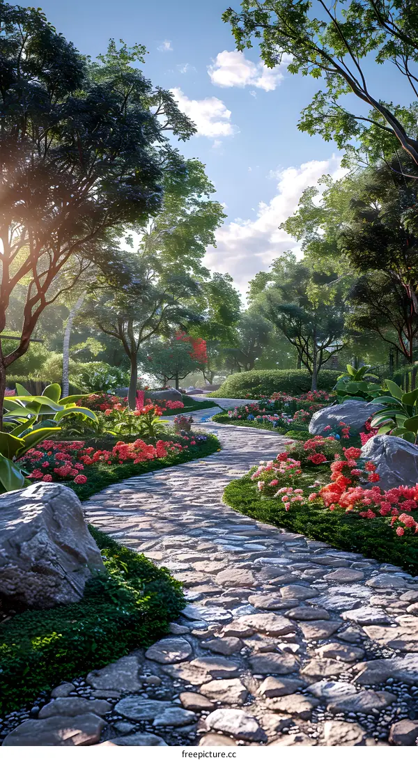 Garden landscape design renderings