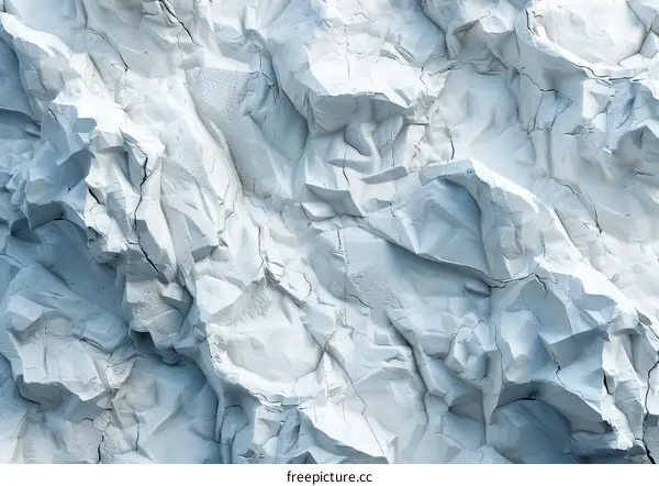 Abstract Textured White Stone Wall Art