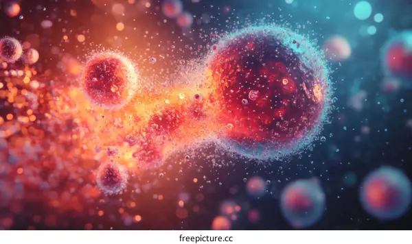 Cellular Division Illustration of Cell Mitosis