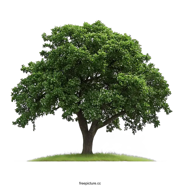 [Transparent Background PNG]Green Tree in Isolated Background