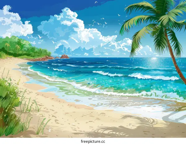 Serene Tropical Beach Getaway