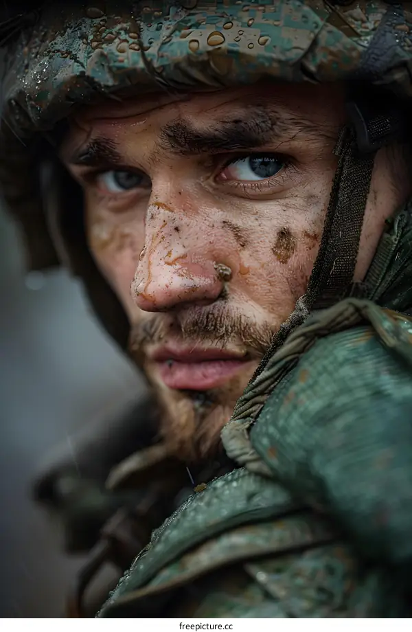 Portrait of a soldier