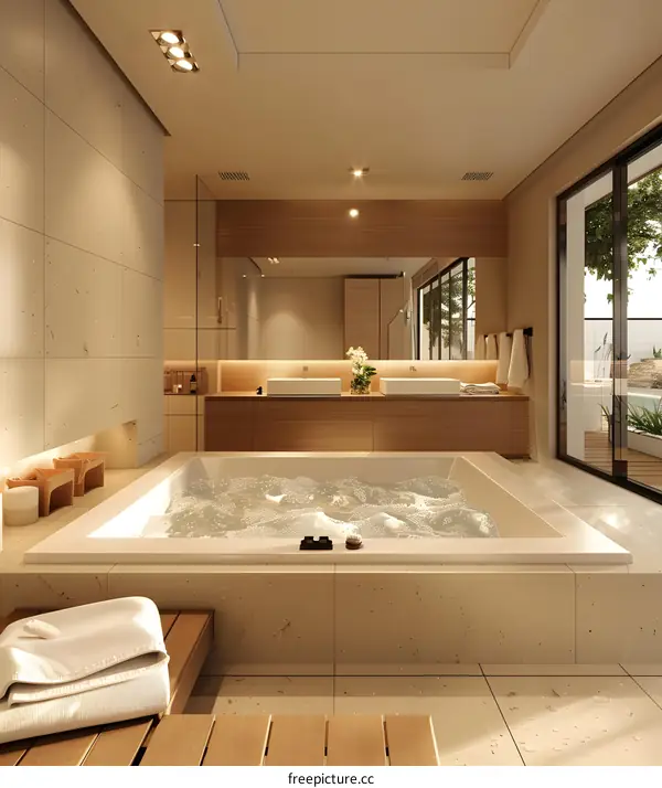 Simple style bathroom