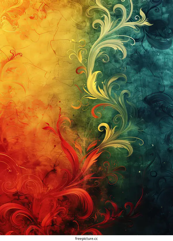 Colorful Floral Background
