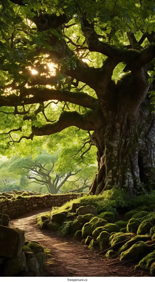 The Ancient Tree in the Forest