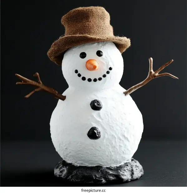 Handmade Festive Snowman Decoration