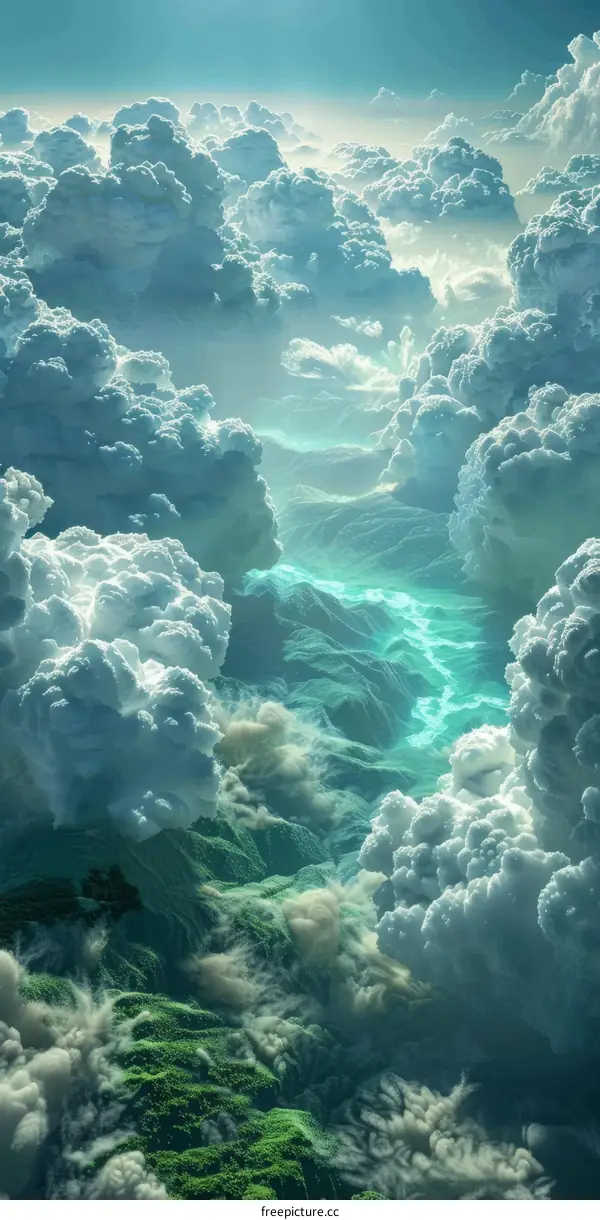 Mesmerizing Mountain Valley from Above