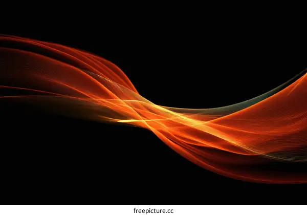 Abstract Flame-like Design Background
