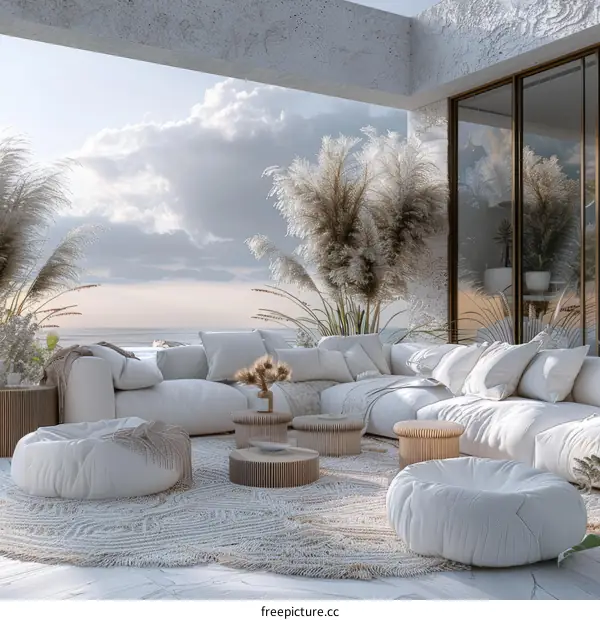 Modern Mediterranean Villa with Stunning Ocean Views