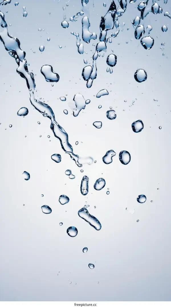 Water Droplets Splashing