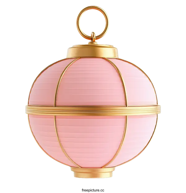 [Transparent Background PNG]Pink Decorative Sphere Ornament