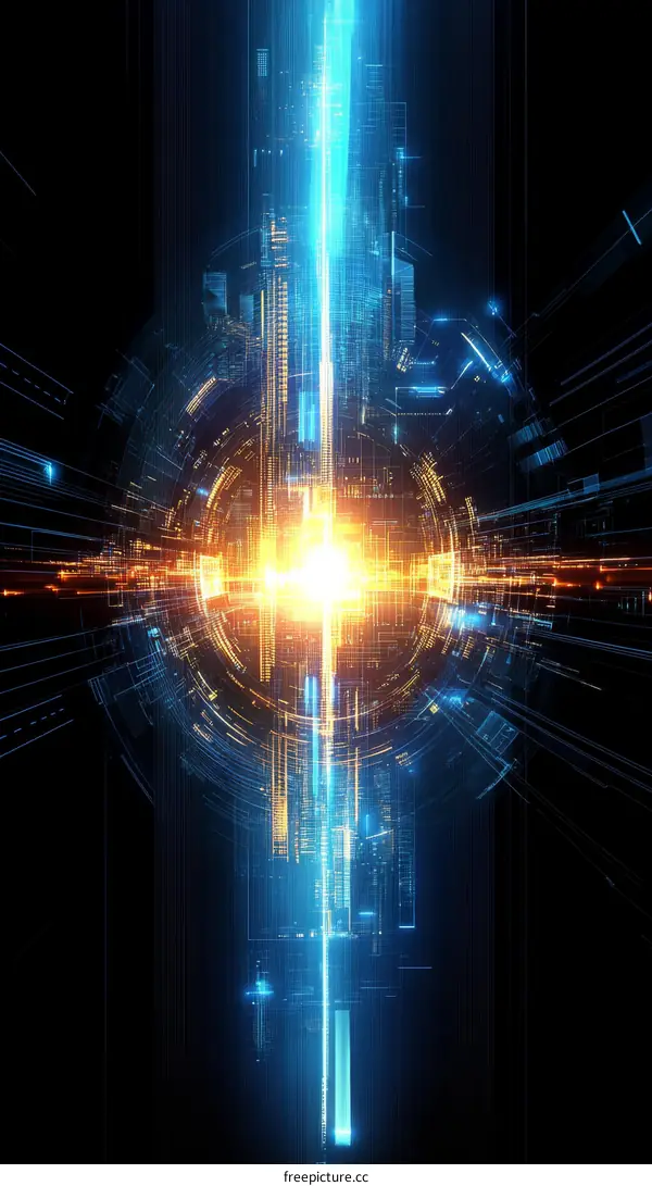 Futuristic Cityscape Digital Art