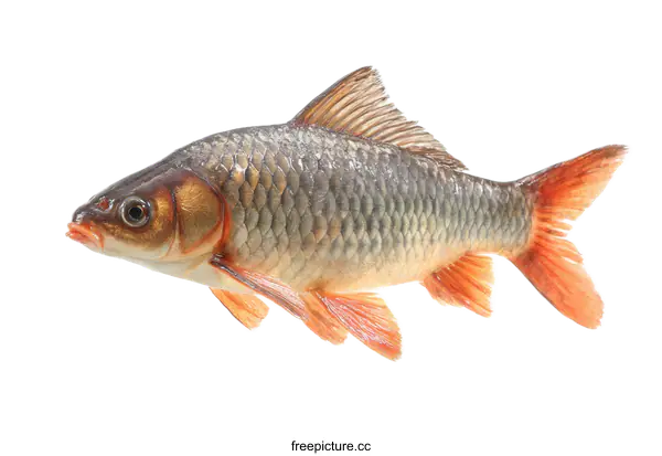 [Transparent Background PNG]Close-up View of a Carp Fish