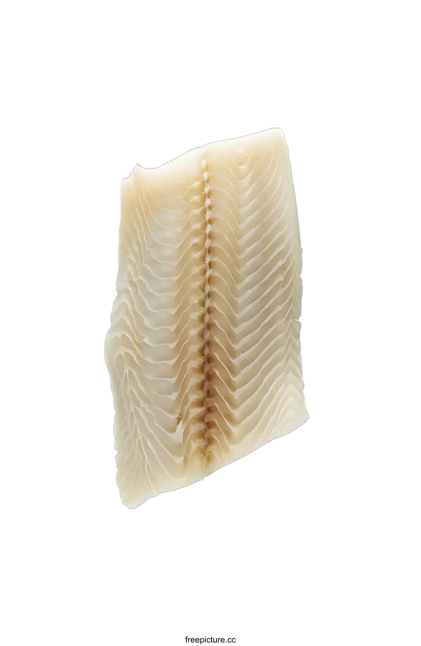 [Transparent Background PNG]A large piece of raw white fish fillet