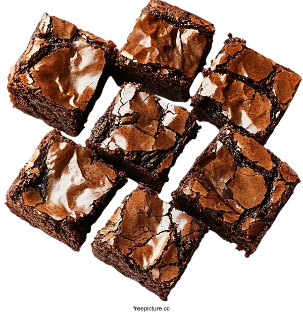 [Transparent Background PNG]Delicious Homemade Chocolate Brownies