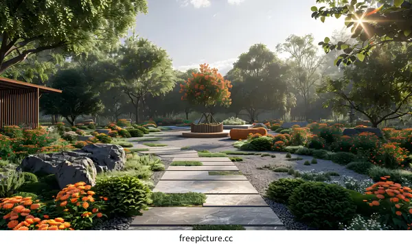 Landscape design效果图