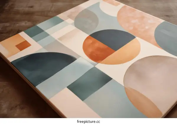 Abstract Geometric Shapes Art