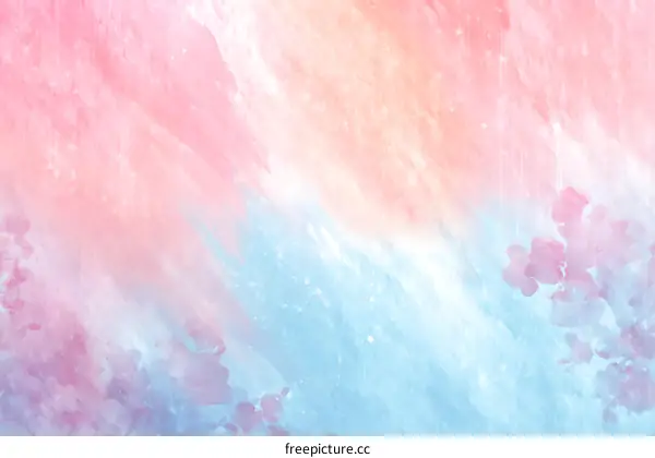 Pastel Watercolor Background with Soft Gradients