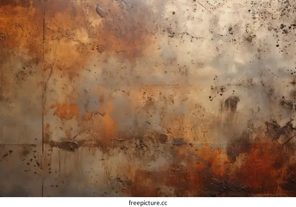 Industrial grunge weathered metal background texture