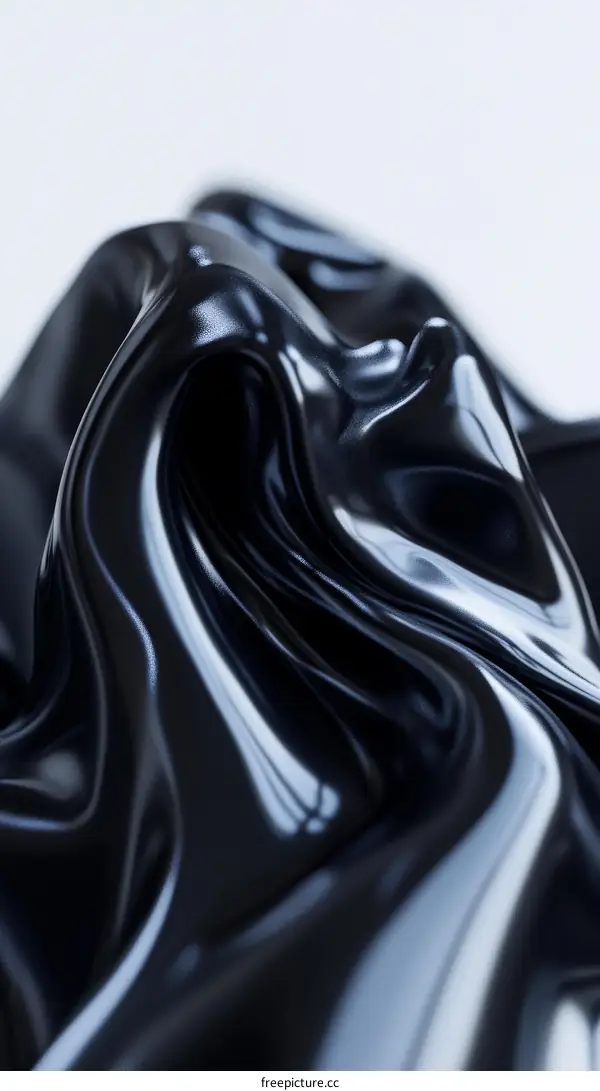 Abstract Black Fabric Texture Design