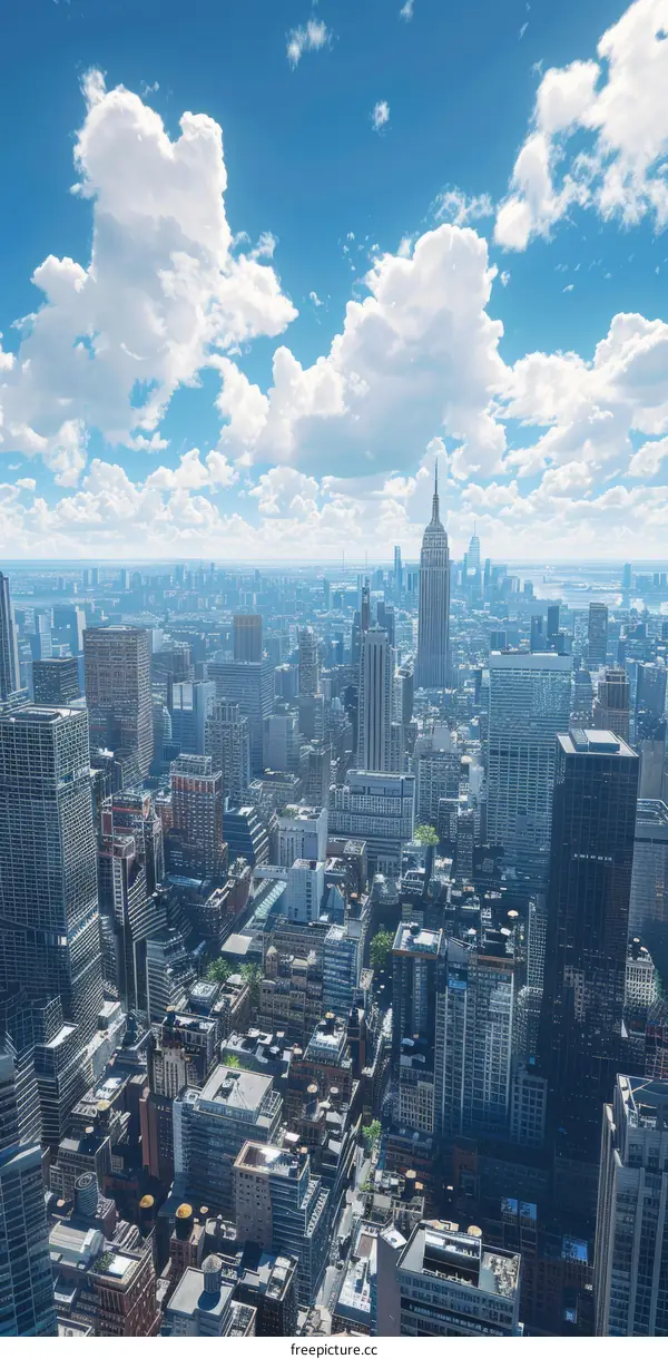 Empire State Building View of New York City