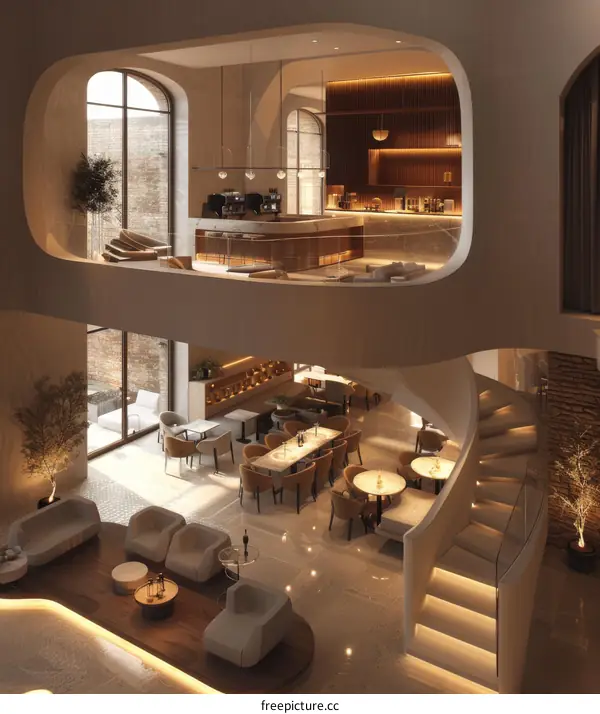 Hotel Lobby Interior