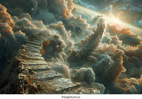 Celestial Stairway to Heaven