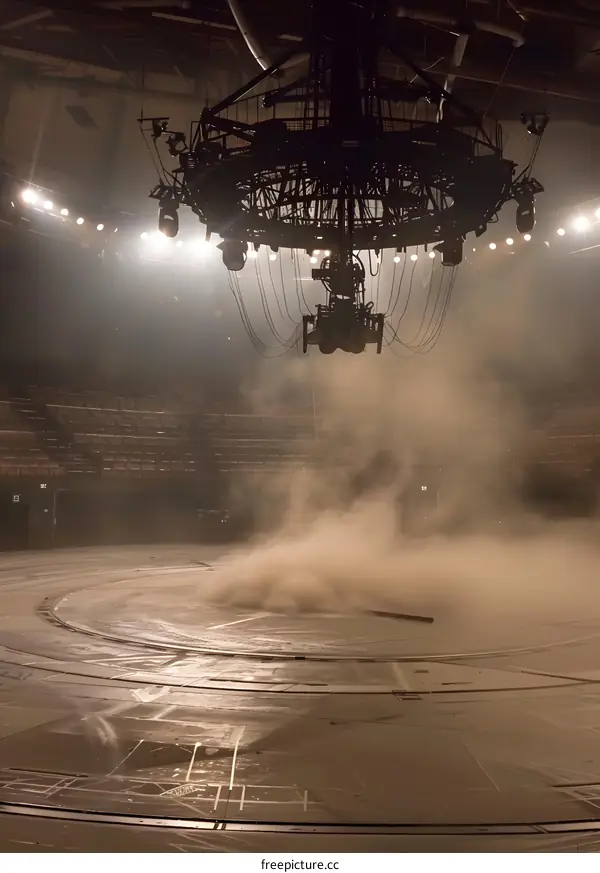 Overhead Camera System with Smoke and Lighting