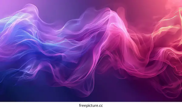 Abstract Flowing Background with Vibrant Colors