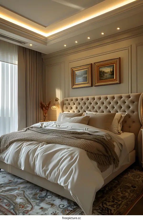 European-style bedroom