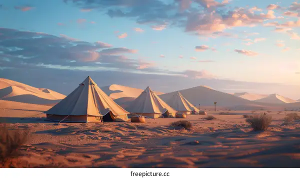 Luxury Tents in the middle of the Desert