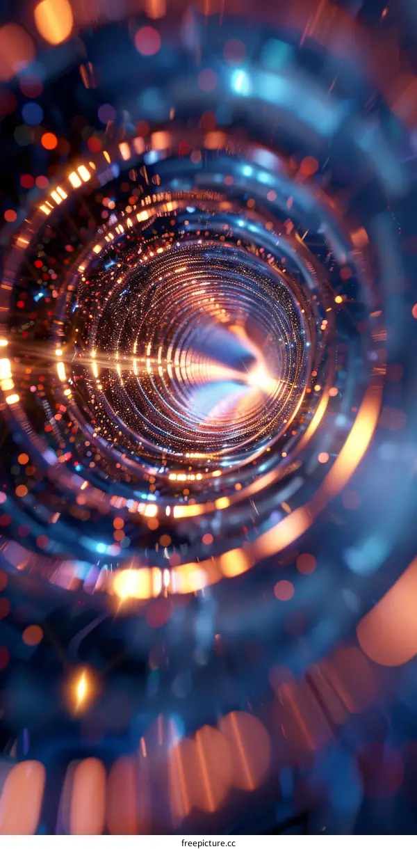 Particle Tunnel in the Halo