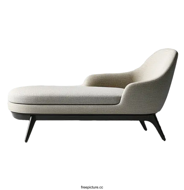 [Transparent Background PNG]Modern Upholstered Reclining Chair Design