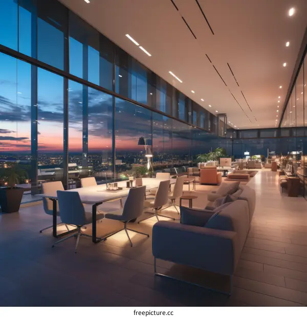 Stunning Office Space with Panoramic City Views