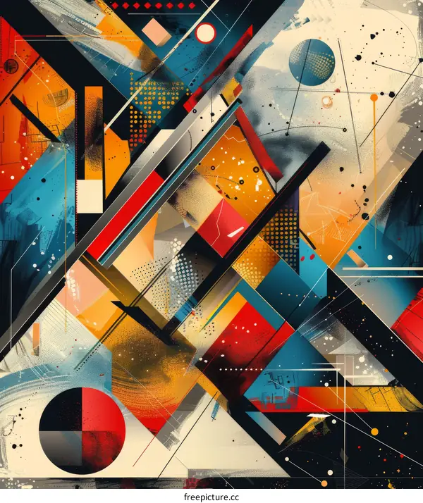 Geometric Abstract Painting