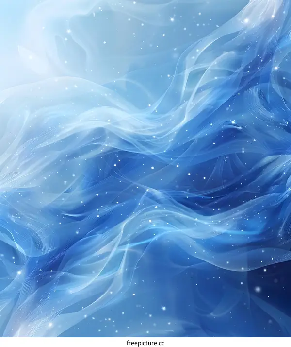 Blue Wavy Background