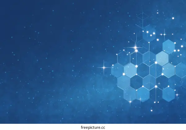 Abstract Hexagonal Pattern Design Background