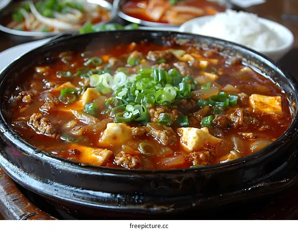 A bowl of delicious Korean food