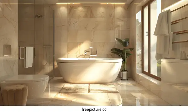 Modern Luxurious Bathroom Interior Design