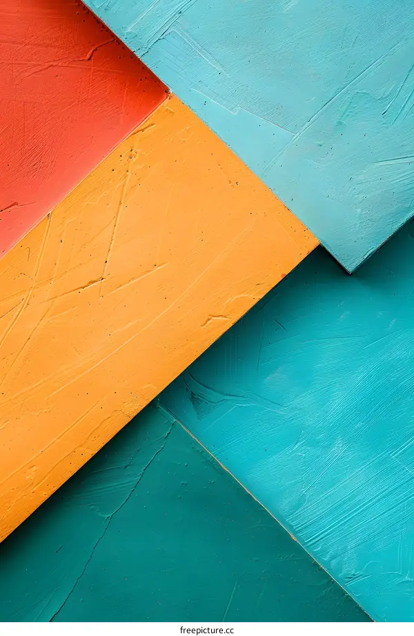 Abstract Colorful Geometric Shapes Background