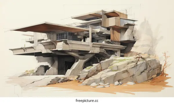 futuristic architecture