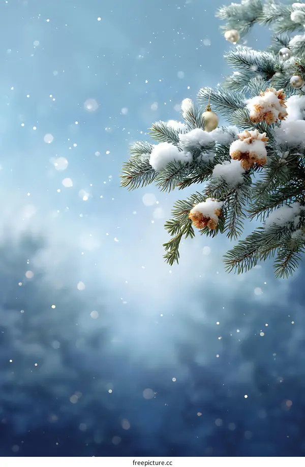Winter Wonderland Christmas Tree Branch