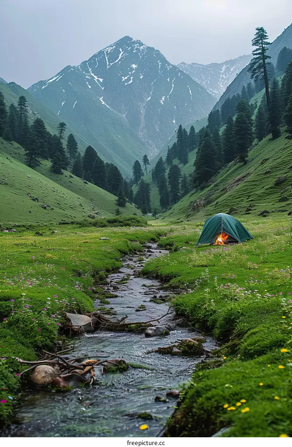 Camping in the Valley