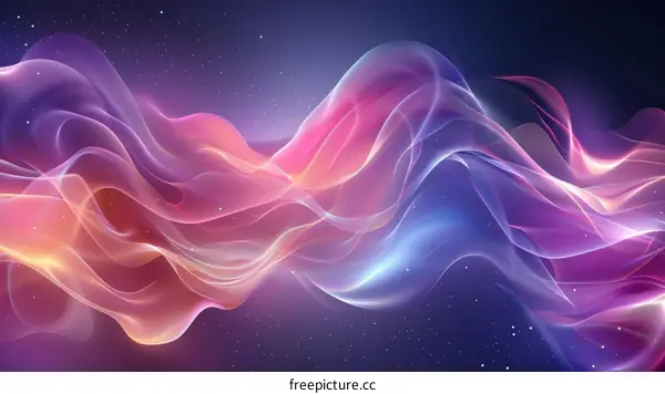 Colorful Nebula in Space