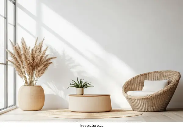 Modern Bohemian Living Room Interior Design