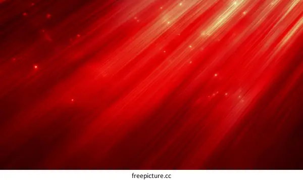 Abstract Red Light Rays Background Image