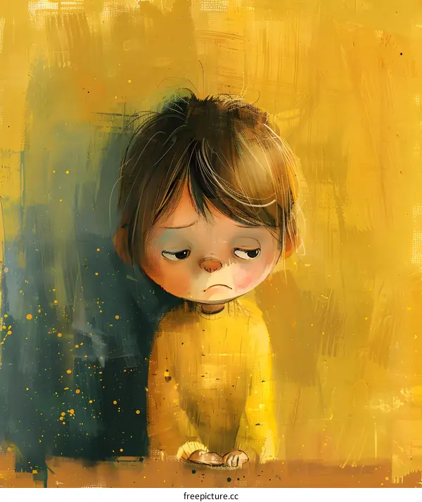 sad kid